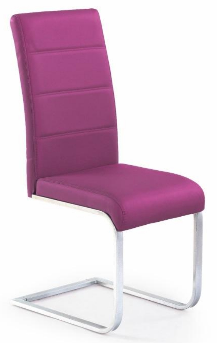 krzesło kuchenne, krzesła, krzesła nowoczesne, krzesła do jadalni, ekoskóra, fioletowy
